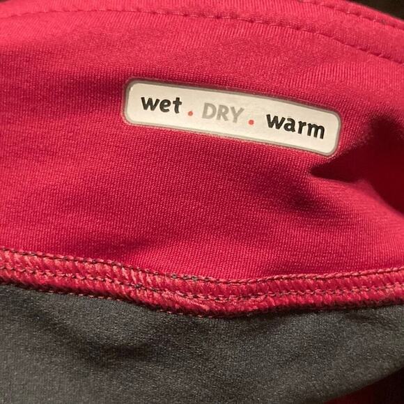 Lululemon Cropped Running Leggings Wet Dry Warm Size 6 - Picture 2 of 9